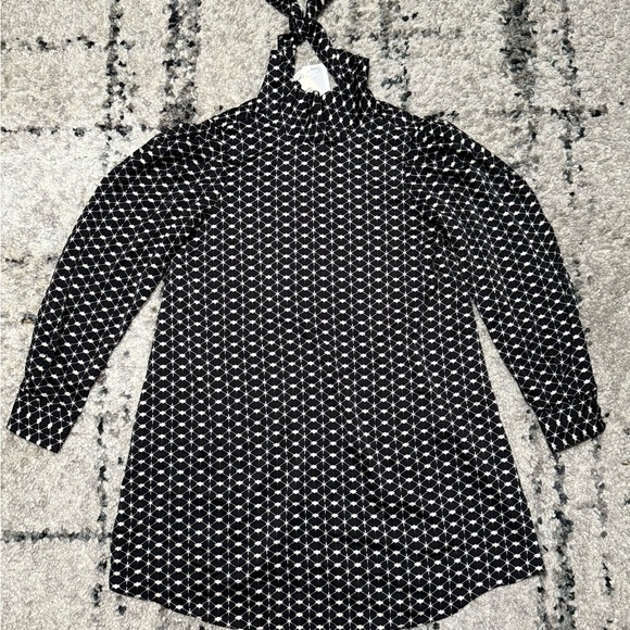 Mango Black and White Skater  Knee-Length Dress - Picture 3 of 12